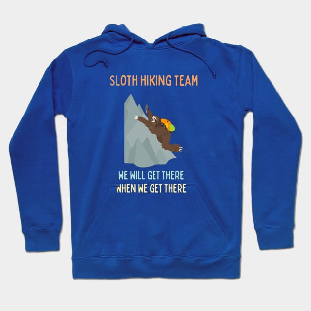 Sloth Hiking Team Hoodie by High Altitude